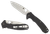 Spyderco C234CFP Amalgam  3.80" Folding Drop Point Plain Satin CPM S30V SS Blade/Black Textured Carbon Fiber/G10 Handle Includes Pocket Clip