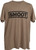 Hornady 99606XXXL Shoot T-Shirt Brown Tri-Blend Short Sleeve 3XL
