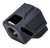 Faxon Firearms FFPACOMPDSG02 EXOS-543 Compensator for Gen 4 Black Anodized Aluminum 1/2"x28 Threads 1.10" OAL 9mm