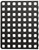 Magpul MAG1383-BLK DAKA Grid Organizer End Panel Black Polypropylene