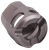 True Precision Inc TPYMICROSS Micro Compensator Y-Type Satin Stainless 416R Stainless Steel 1/2"x28 Threads 9mm/380 ACP