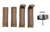 Glock 30867  Backstrap/Beavertail Set Compatible w/ Glock 17/22/34/35 Dark Earth Polymer