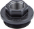 Kgm Suppressors A-SMG9-DTA-S-2 SMG9 Direct Thread Adapter Black Nitride Steel 1/2"x36 Threads