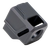 Faxon Firearms FFPACOMPSSG01 EXOS-523 Compensator for G43 Black Anodized Aluminum 1/2"x28 Threads 1.125" OAL 9mm