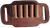1791 Gunleather HNTABSMRBRWA Ammo Belt Slide Brown Leather