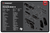 TekMat TEKR17RUGERMAX9 Ruger Max 9 Cleaning Mat Black/White Rubber 11"x17" Ruger Max 9 Parts Diagram