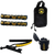 Black Beard Fire Starters SKB Ultimate Fire Kit Black Includes Ferro Rod/Plasma Arc Lighter/Organizer Case/Fire Starters/Decal