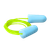 Radians FP75BBP3 Prohibitor Earplugs Foam In The Ear Lime Green/Light Blue