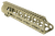 Timber Creek Outdoors ME9HGFDE Enforcer  Aluminum 9" M-LOK Handguard for AR-15