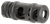 Midwest Industries MIMB10 Muzzle Brake 357 Mag 5/8"x24 Threads Black Steel 5" OAL .410" Diameter
