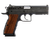 Tanfoglio IFG TFSTOCKI45 Defiant Stock I 45 ACP Caliber with 4.50" Barrel, 10+1 Capacity, Overall Black Finish Steel, Picatinny Rail/Beavertail Frame, Serrated Slide & Wood Grip