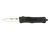 Steel River Knives MT618BULT MT618 Ultralight 3.25" OTF Tanto Plain Polished D2 Steel Blade, 4.25" Black Aluminum Handle