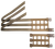 High Speed Gear 40PCC4CB Core Cummerbund 4 Column Coyote Brown Cordura