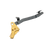 Tyrant CNC TDG43TRIGGOLDGOLDBAR I.T.T.S  Gold/Gold Fits Glock 43/43x/48