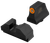 XS Sights GLM020P4N Minimalist Night Sight Set Orange Tritium Front/ Black Oxide Frame/ Compatible w/Glock