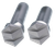 Tyrant CNC TDAR15TPGREY Takedown Pins Enhanced AR-15 Grey Aluminum