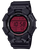 GSHOCK GD010BBR1CR   DIGITAL MOVEMENT  BLK/RED