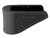 Hogue 18220  Extension Base Pad Fits Glock 42 Compatible w/ 6rd Magazine Black Overmolded Rubber