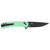 CRKT Q COMPACT 3.05" PLAIN EDGE AQUA