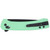 CRKT Q COMPACT 3.05" PLAIN EDGE AQUA