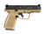Rost Martin RM1CFDEOSP10CA RM1C *CA Compliant 9mm 10+1 4" Black Steel Barrel, Black Tenifer Optic Ready/Serrated Steel Slide, Flat Dark Earth Polymer Frame w/Picatinny Rail, Textured Grip