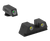 Meprolight USA 102203201 Tru-Dot  Green Tritium White Outline Front Sight-Yellow Tritium White Outline Rear Sight Glock 42/43/43X/48