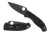 Spyderco C122PBBK Tenacious Lightweight 3.39" Folding Plain Black Oxide 8Cr13MoV SS Blade/Black Bi-Directional Texturing FRN Handle Includes Pocket Clip