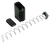 Shield Arms SAS15ME10BLK Magazine Extension  Extended 10rd Compatible w/ Shield Arms S15 Magazine Black Anodized Aluminum