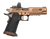 CNC Firearms CNC2K11ROGUERMR Kimber 2K11 Rogue w/Optic Limited Edition 9mm Luger 20+1 5" Custom Copper PVD Stainless Steel Lightening Cut w/Trijicon RMR 3.25 MOA Red Dot Slide, Custom Copper PVD Stain