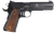 GSG GSG2210M1911CA 1911 *CA Compliant 22 LR 10+1 5" All Black Anodized Steel Barrel, Serrated Slide, Zinc Alloy w/Beavertail Frame, Double Diamond Walnut Grip