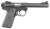 Ruger  Mark IV 22/45 22 LR 10+1, 5.50" Stainless Bull Barrel, Blued Drilled & Tapped Steel Receiver & Polymer Frame,  Black Checkered Polymer Grip Ambidextrous