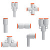 SMC KQ2H07-00A-X35 One-Touch Fitting Pack of 10