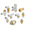 SMC KQ2H08-03AS Fitting, Male Connector Pack of 10