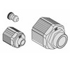 SMC LQ1-2U04 fluoropolymer fitting, lq1, lq2, lq3 high purity, insert bush + nut