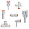 SMC M-5ALU-6-X83 miniature fitting fitting, barb elbow spl Pack of 10