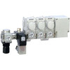 SMC IISA2CSR-2D5DLCE2 air catch sensor manifold w regulator