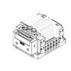 SMC SS5Y3-45FD-04U-N3-12V mfld, base mt, din rail mt, SS5Y3 MANIFOLD SY3000