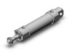 <h2>C(D)G5-S, Stainless Steel Cylinder, Double Acting, Single Rod</h2><p><h3>SMC s CG5-S series is a stainless steel cylinder, perfect for use in wash down applications such as food processing machinery requiring intense cleaning.  The use of non-toxic additives allows confident use in equipment for foods, beverages and medical products, etc.  The CG5-S can be disassembled, allowing replacement of seals, which promotes an extended service life.  SMC provides plugs for unused mounting threads to prevent residue build-up in the threads.  The use of stainless steel (SUS304) on external metal parts provides improved corrosion resistance in environments with exposure to water. </h3>- Double acting, single rod CG5-S cylinder<br>- All stainless steel external parts<br>- Special scraper prevents water from entering cylinder<br>- Bore sizes (mm): 20, 25, 32, 40, 50, 63, 80 and 100<br>- Auto switch capable<br>- <p><a href="https://content2.smcetech.com/pdf/CG5.pdf" target="_blank">Series Catalog</a>