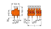 Wago 235-108 PCB terminal block