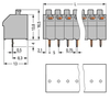 Wago 250-503 PCB terminal block