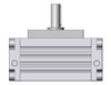 SMC CDRA1FS80-100Z actuator, rotary, rack & pinion type