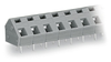 Wago 236-506/332-009/999-950 PCB terminal block, 2.5 mm² Pin spacing 7.5/7.62 mm 6-pole, light gray