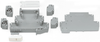 Wago 789-130 PCB terminal block, 2.5 mm² Pin spacing 5 mm 2-pole, gray