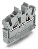 Wago 2052-311 2-conductor miniature through tb with operating slots 2.5 mm²,  gray