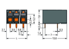 Wago 2086-1229 THR PCB terminal block, push-button 1.5 mm² Pin spacing 3.5 mm 9-pole, black