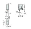 Wago 2624-3101/000-006 PCB terminal block, 4 mm² Pin spacing 5 mm 1-pole, blue