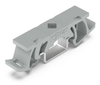 Wago Mounting foot; for DIN-15 rail; can be snapped on terminal blocks with snap-in mounting foot; 6.5 mm wide; gray Pack of 5