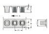 Wago SMD PCB terminal block, push-button 1.5 mm² Pin spacing 5 mm 8-pole, black Pack of 270