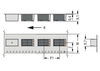 Wago SMD PCB terminal block, push-button 1.5 mm² Pin spacing 3.5 mm 5-pole, black Pack of 515