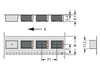 Wago SMD PCB terminal block, push-button 1.5 mm² Pin spacing 5 mm 7-pole, black Pack of 515